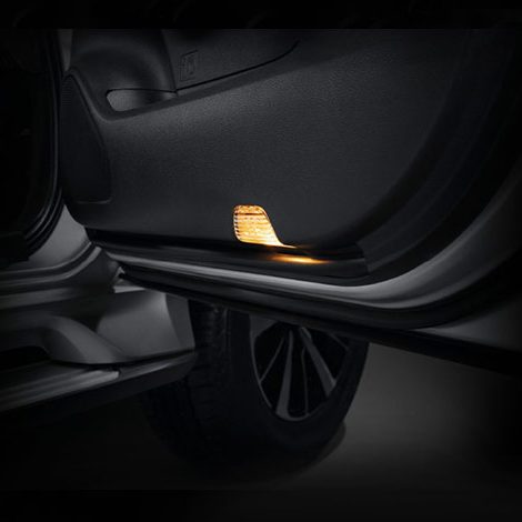 Door Courtesy Lights for safety. ไฟส่องด้านข้างประตู เพิ่มความสะดวกสบายและความปลอดภัยยามค่ำคืน