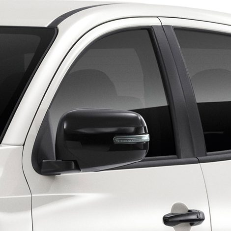 กระจกมองข้างสีดำ