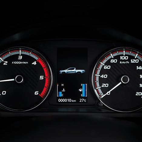 จอแสดงข้อมูลการขับขี่แบบสี พร้อม 3D ANIMATION