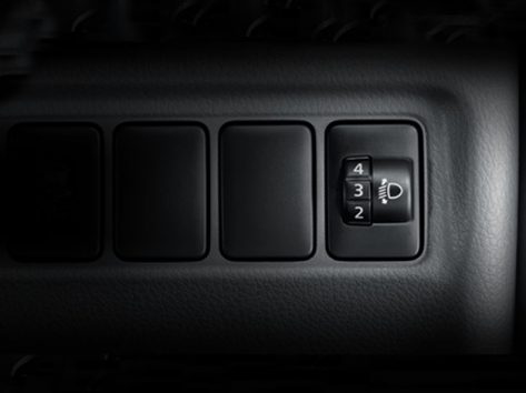 ปุ่มปรับระดับไฟหน้า 4 ระดับ