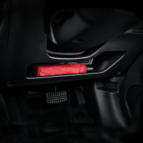 ช่องเก็บของใต้คอพวงมาลัย